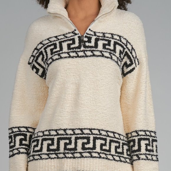 Elan Women's Utopia Half Zip Soft Knit Pullover - Picture 2 of 4